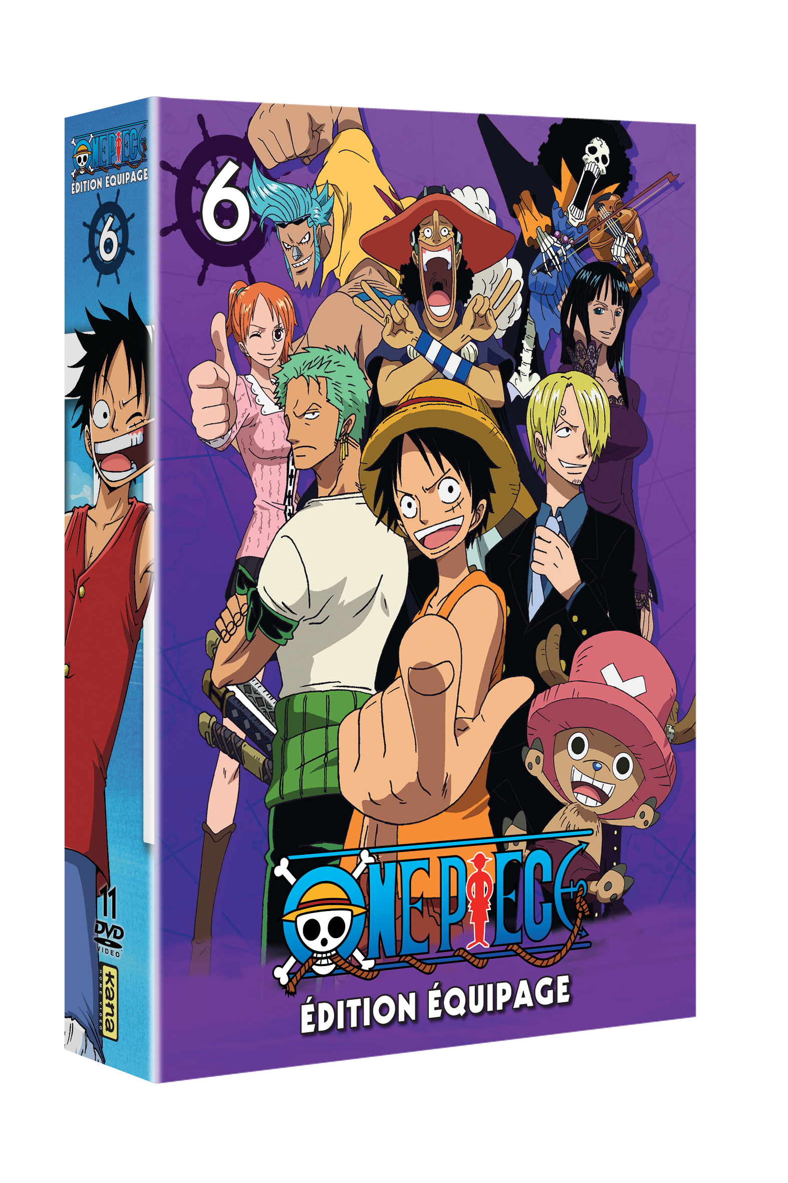 ONE PIECE - EDITION EQUIPAGE 6 - 11 DVD