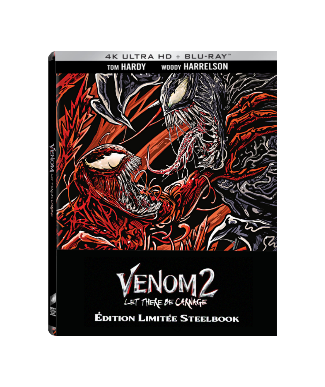 VENOM 2 : LET THERE BE CARNAGE - COMBO 4K UHD + BD - STEELBOOK EDITION LIMITEE