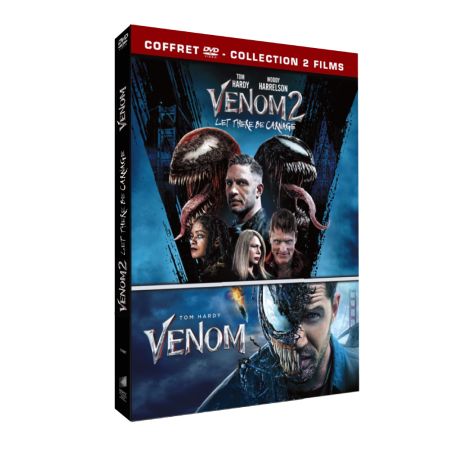COFFRET VENOM + VENOM 2 : LET THERE BE CARNAGE - 2 DVD