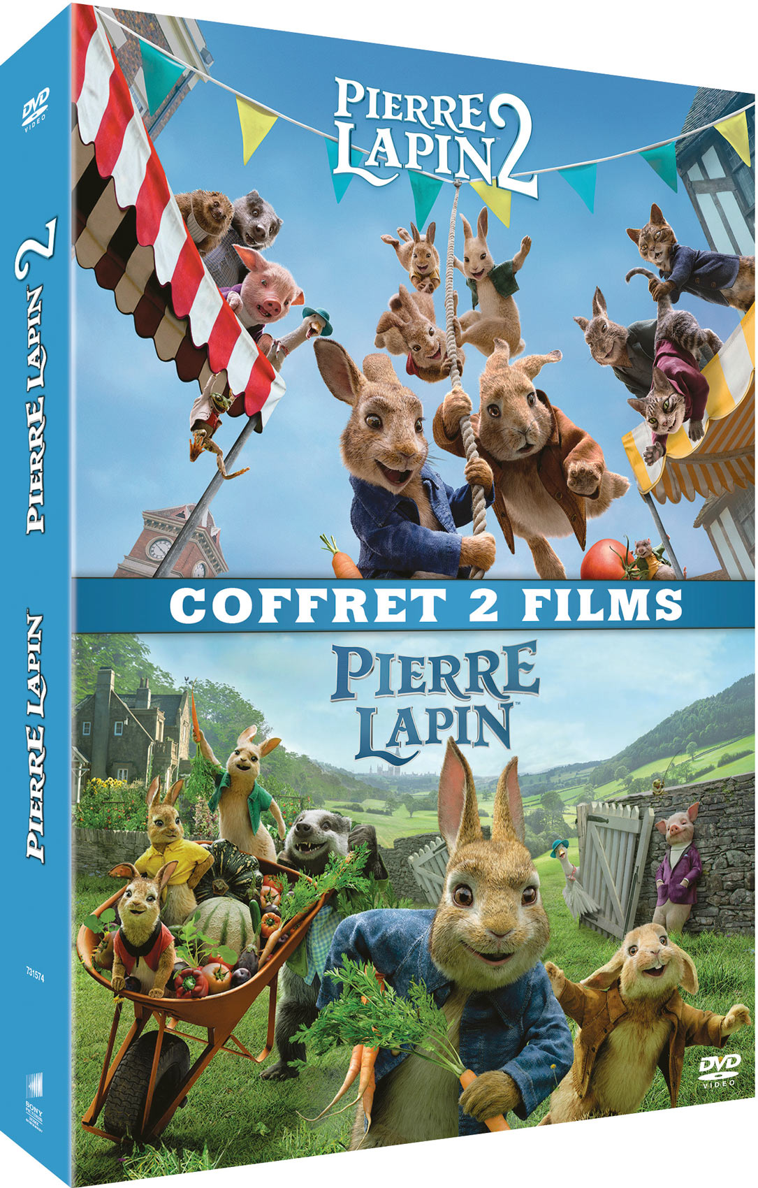 PIERRE LAPIN 1 & 2 - 2 DVD