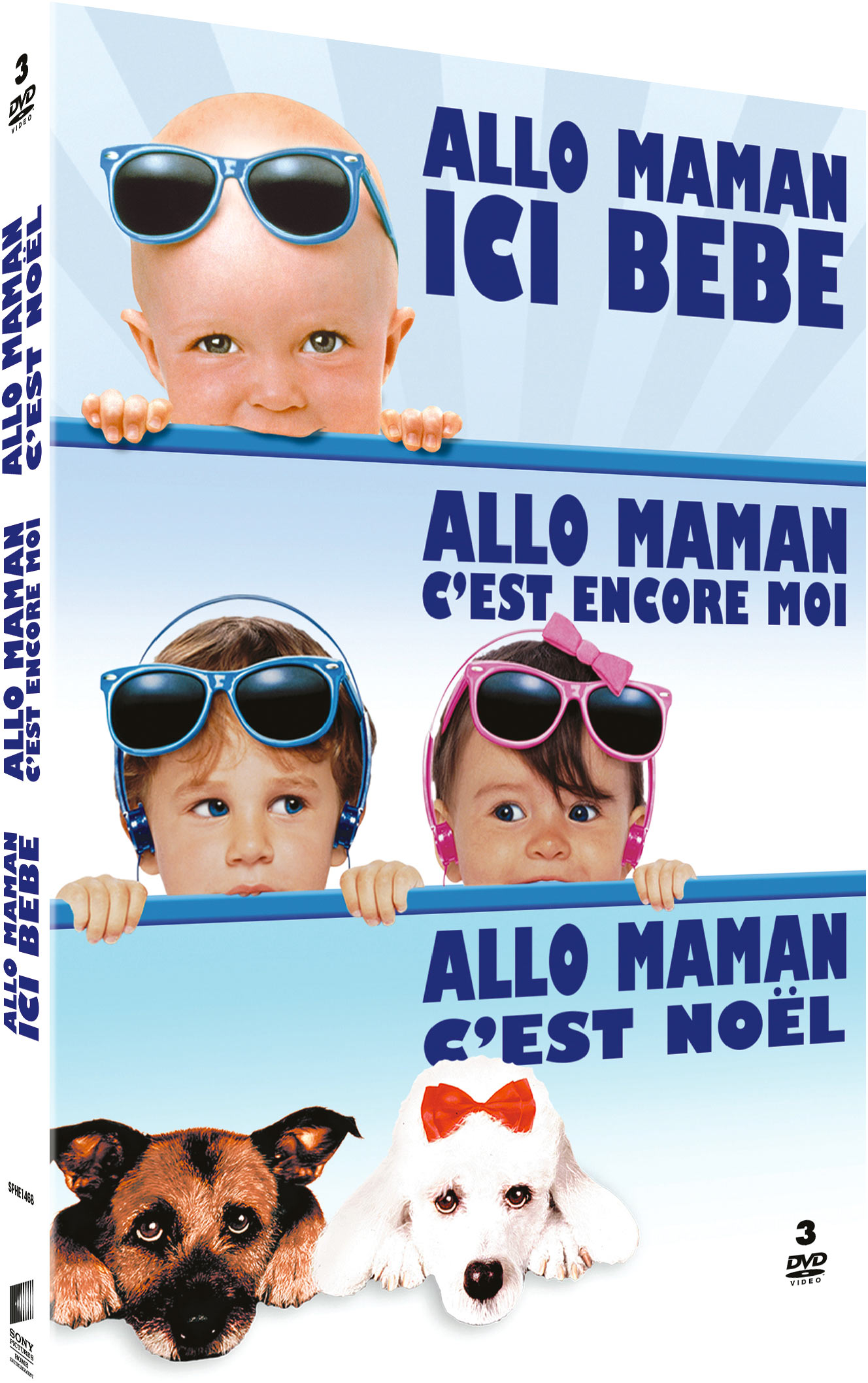 ALLO MAMAN ICI BEBE + ALLO MAMAN CEST ENCORE MOI + ALLO MAMAN CEST NOEL - 3 DVD