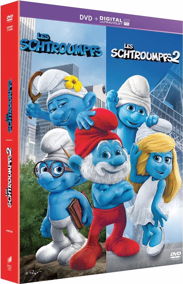 LES SCHTROUMPFS 1 & 2 - 2 DVD