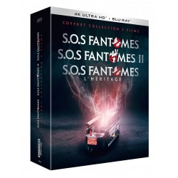 S.O.S FANTÔMES - COFFRET 3 FILMS - 1 / 2 / L'HERITAGE - COMBO UHD 4K + BD