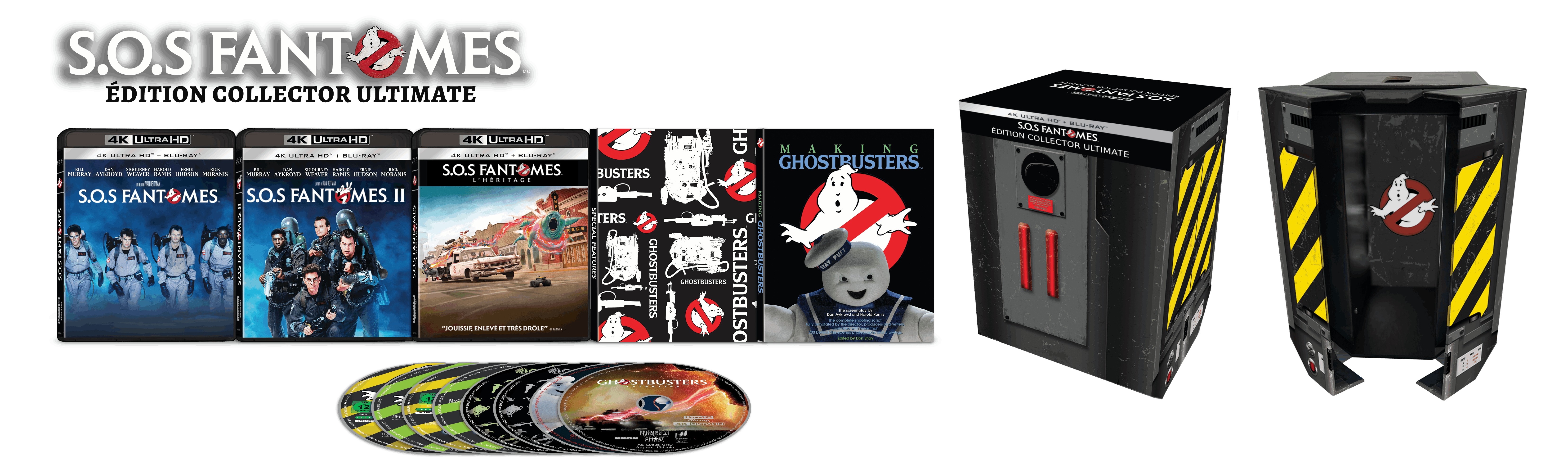 SOS Fantômes - Coffret Collector Ultimate Blu-ray 4K Ultra HD
