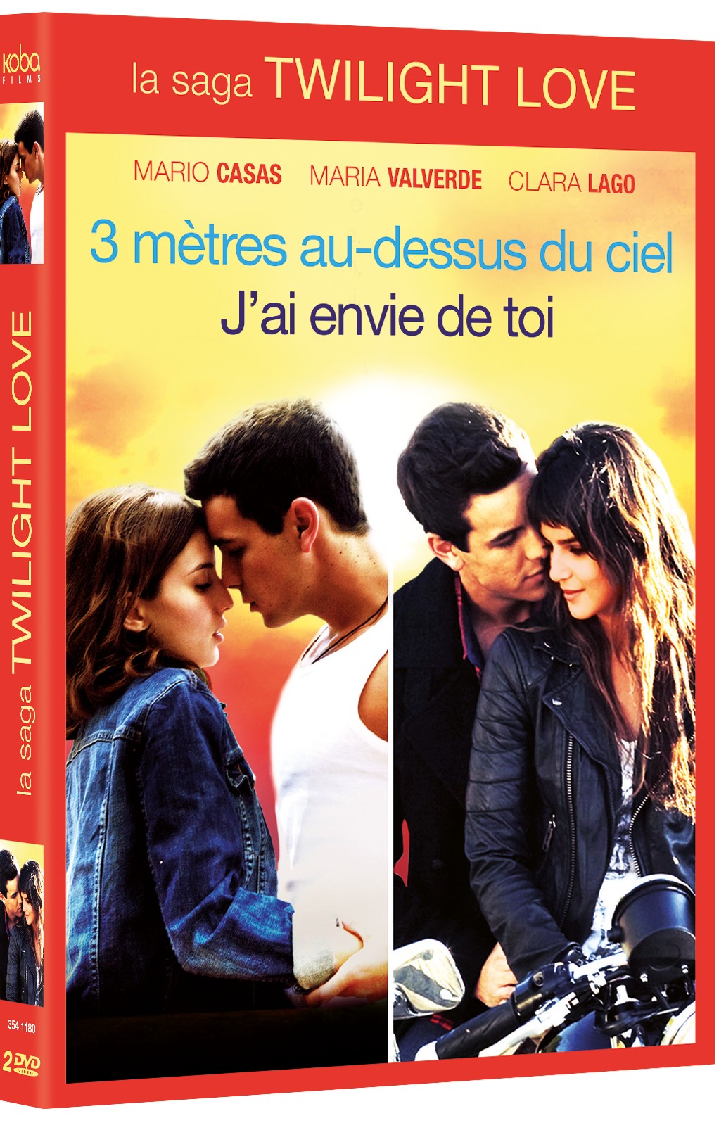 TWILIGHT LOVE 1 & 2 : 3 MÈTRES AU-DESSUS DU CIEL + J'AI ENVIE DE TOI - 2 DVD