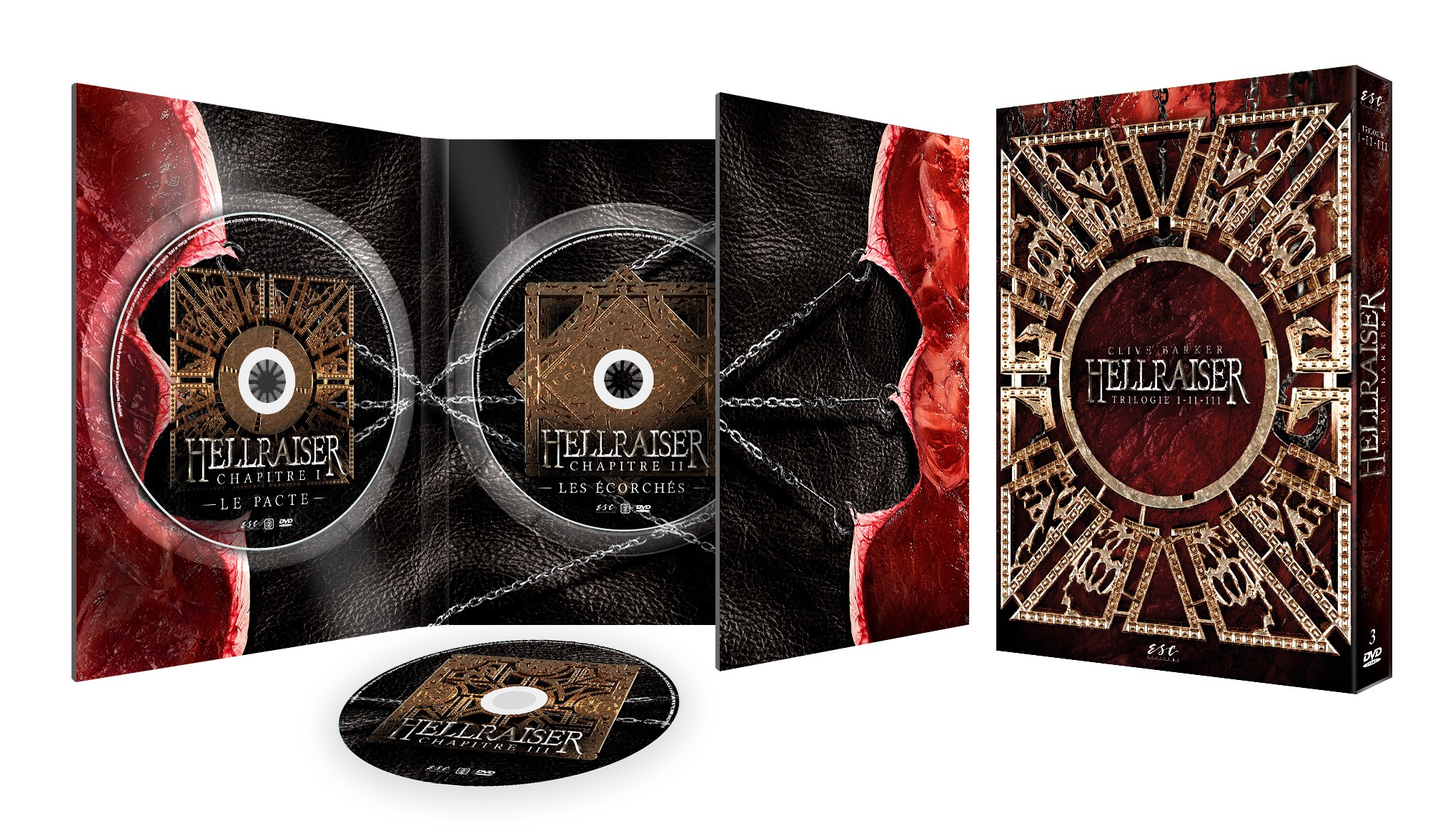 HELLRAISER TRILOGIE - 3 DVD - EDITION LIMITEE