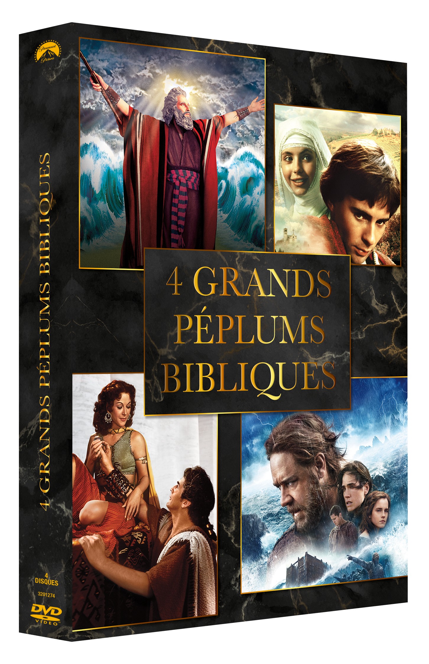 PEPLUM BIBLIQUES - 5 FILMS - 5 DVD