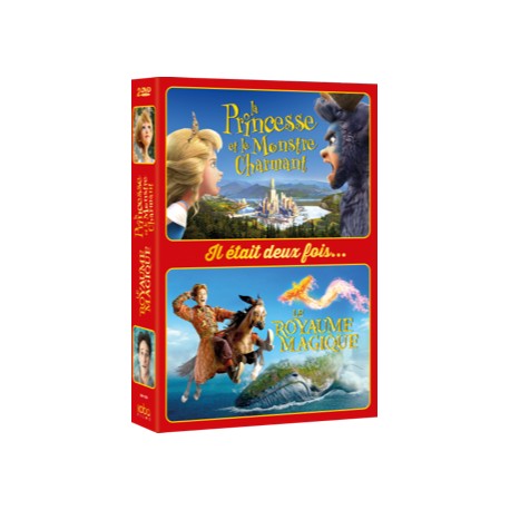 2 FILMS D'ANIMATION PRINCESSES: ROYAUME MAGIQUE / PRINCESSE ET MONSTRE (2 DVD)