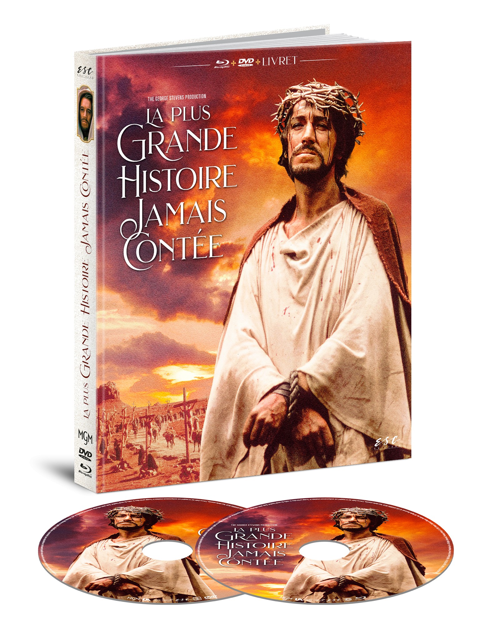 LA PLUS GRANDE HISTOIRE JAMAIS CONTEE - COMBO DVD + BD - EDITION LIMITEE