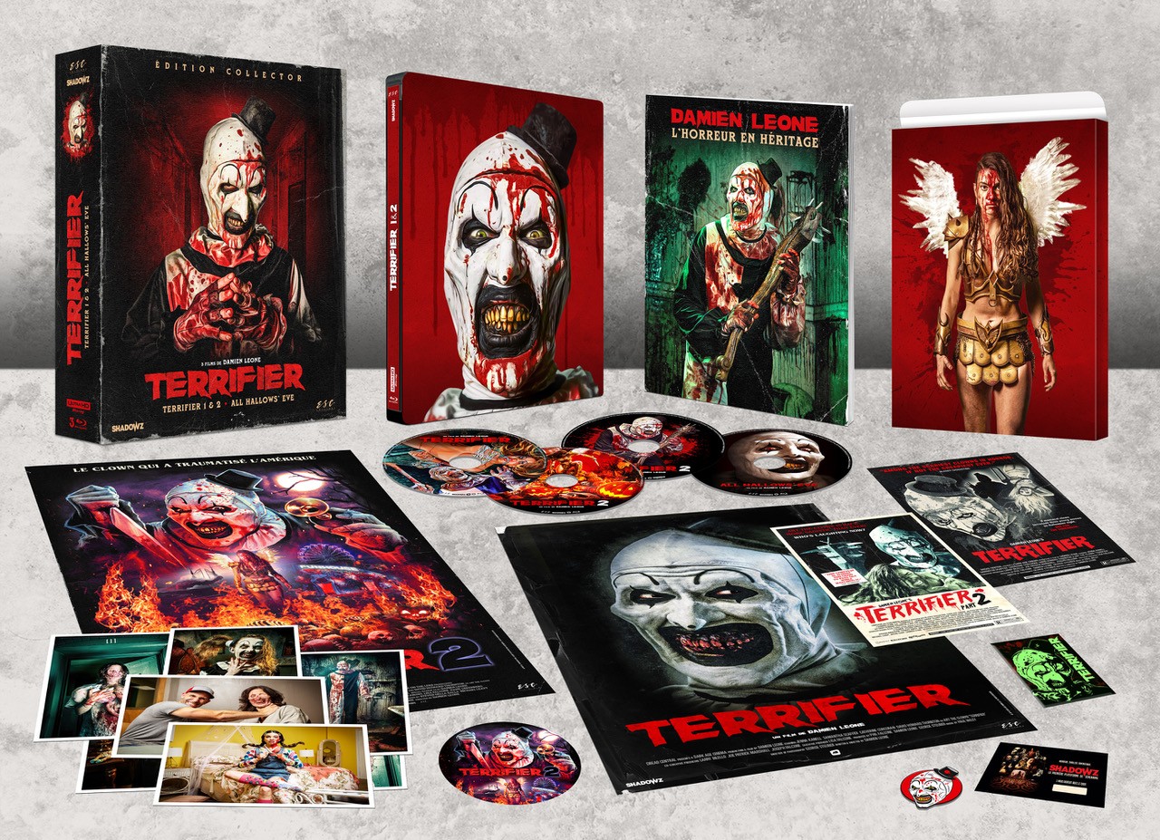 TERRIFIER 1 & 2 - COMBO UHD 4K + BD - STEELBOOK EDITION LIMITEE