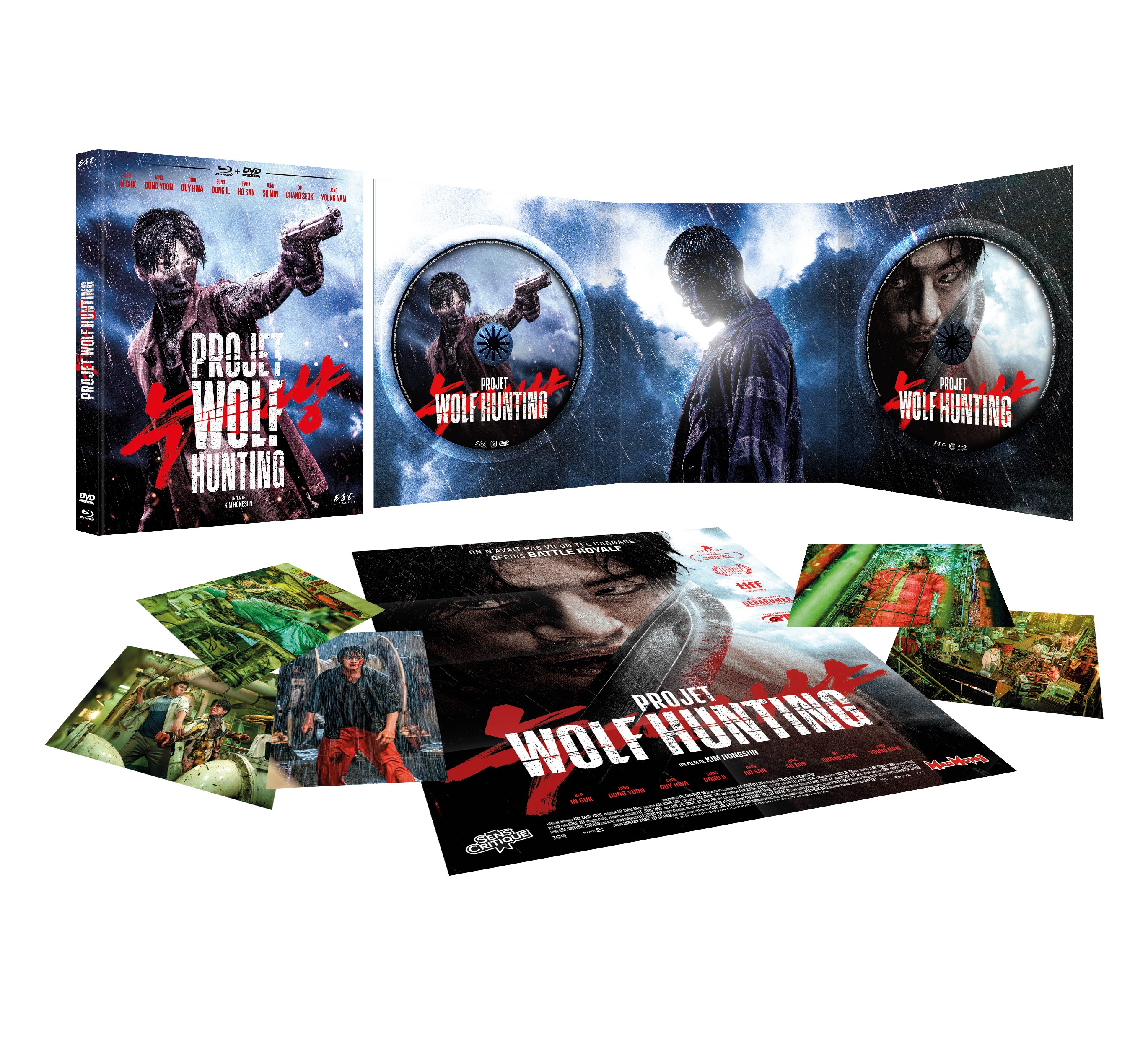 PROJET WOLF HUNTING - COMBO DVD + BD - EDITION LIMITEE