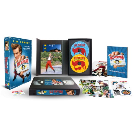 ACE VENTURA - ESC VHS-BOX - COMBO DVD + BD - EDITION LIMITEE