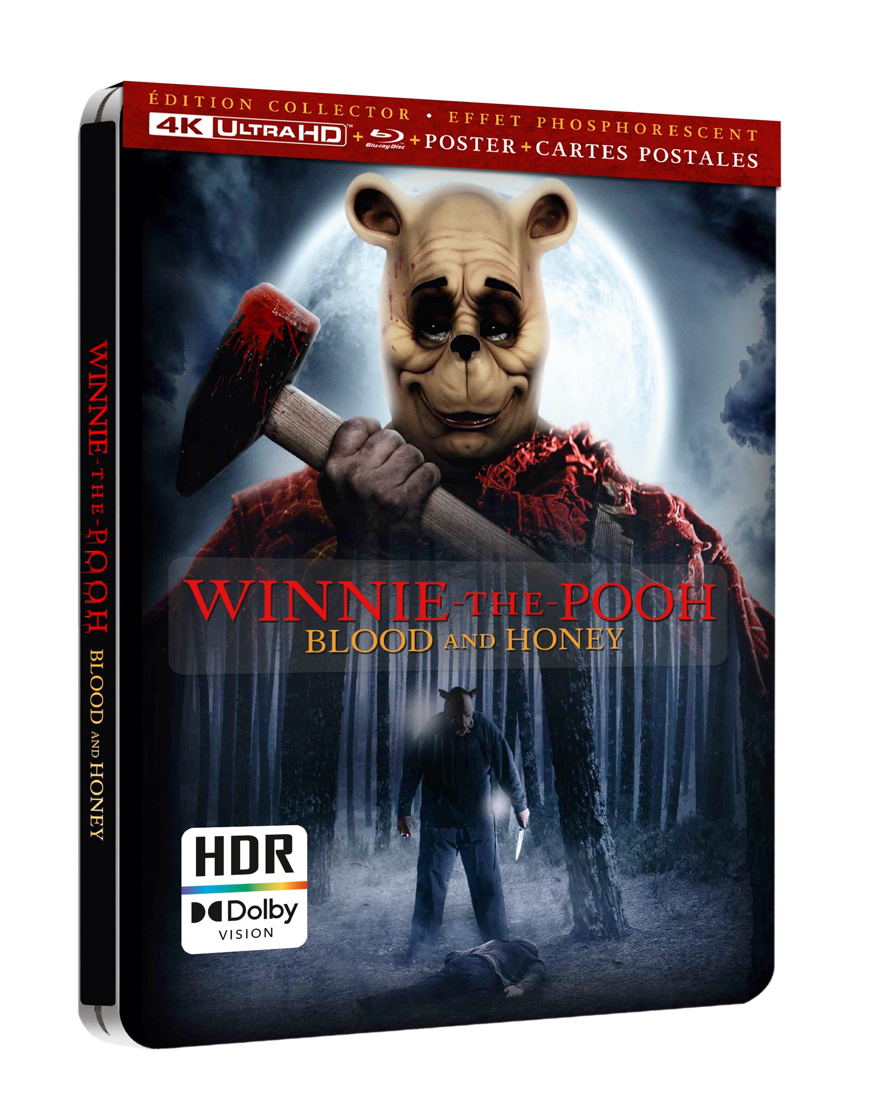 WINNIE THE POOH : BLOOD AND HONEY - COMBO UHD 4K + BD - STEELBOOK - EDITION LIMITEE