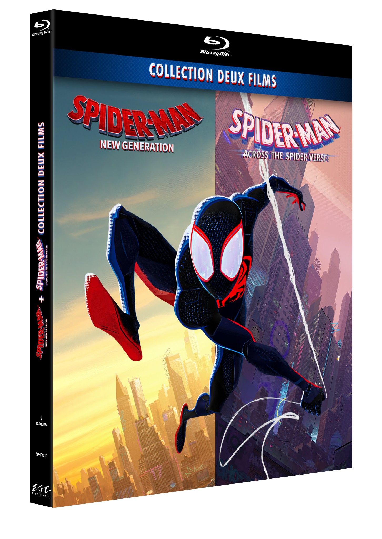 SPIDER-MAN : NEW GENERATION + ACROSS THE SPIDER-VERSE - 2 BD