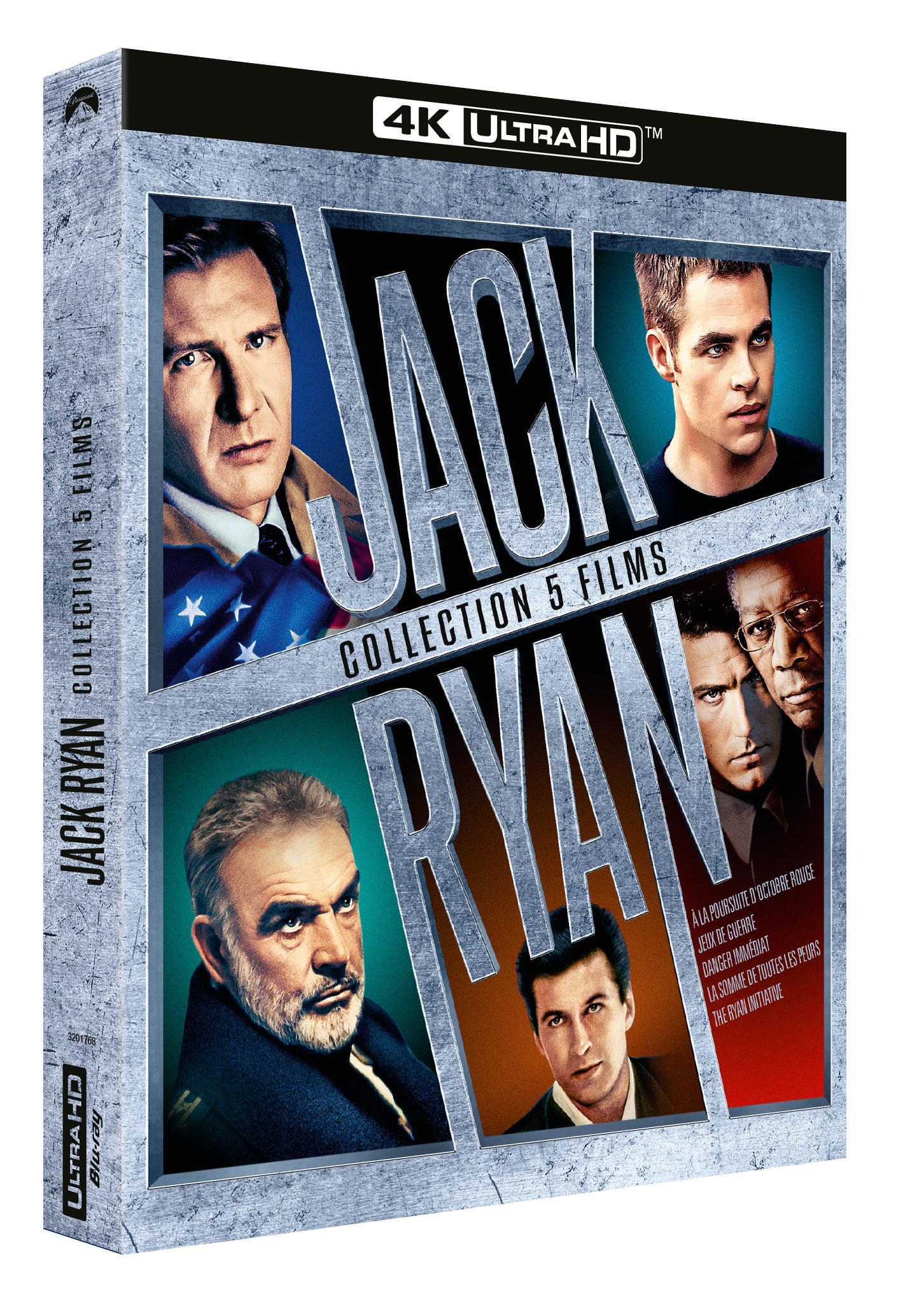 JACK RYAN - COLLECTION 5 FILMS - 5 UHD 4K