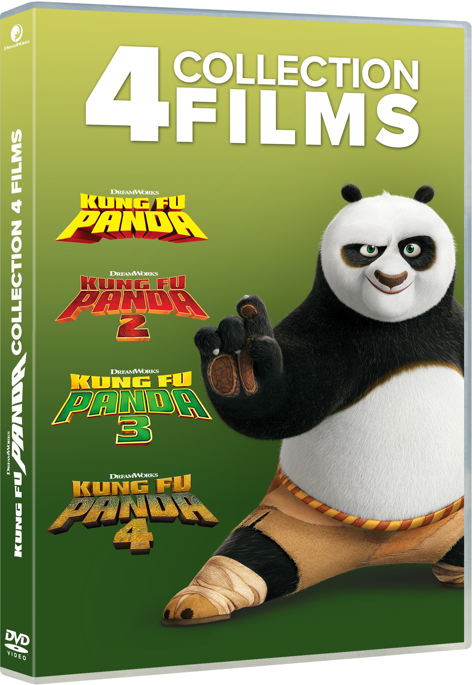 KUNG FU PANDA 1 A 4 - 4 DVD