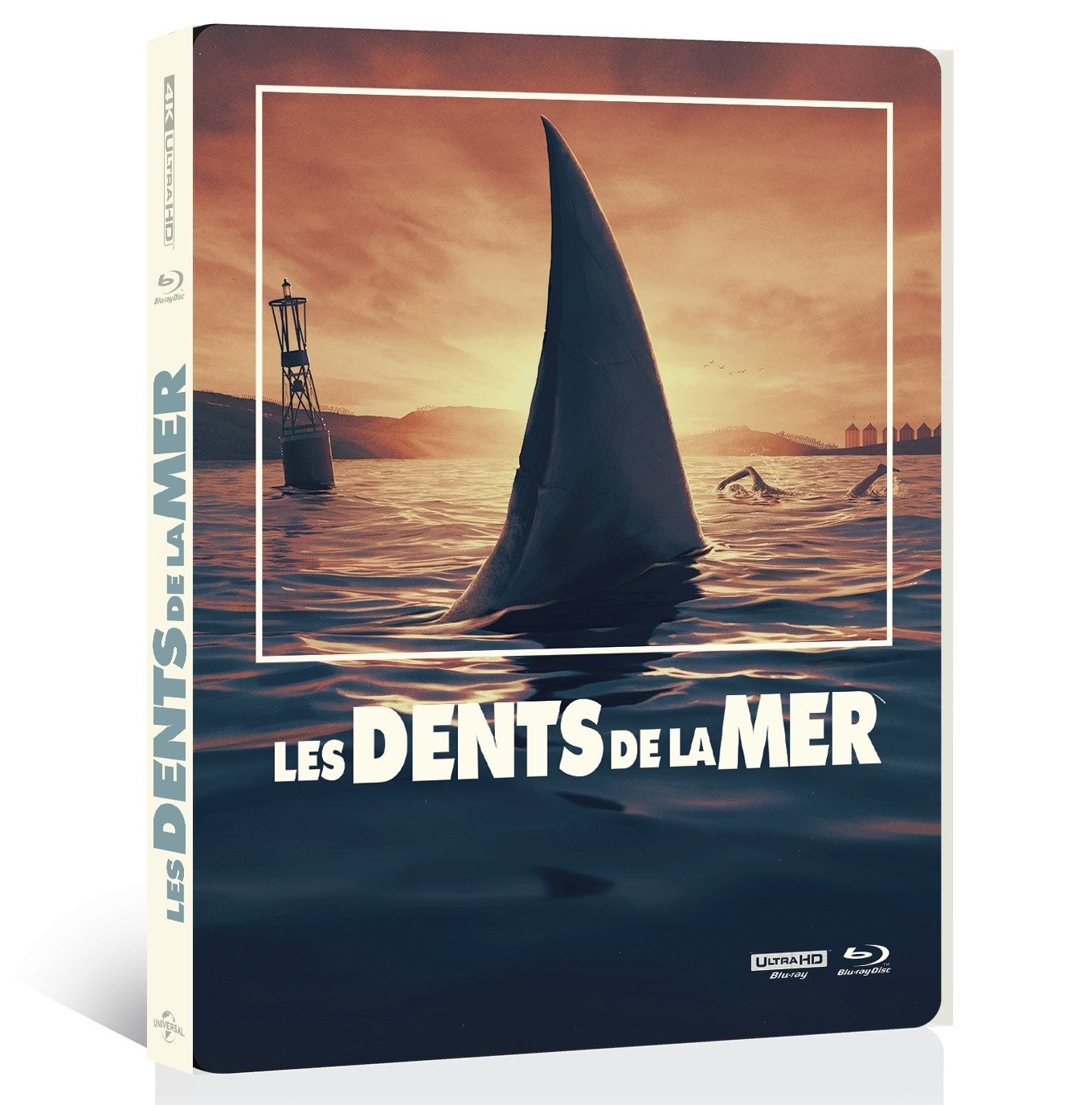 CONFIDENTIEL - DENTS DE LA MER (LES) -  1 UHD 4K + 1 BD - STEELBOOK - EDITION LIMITEE