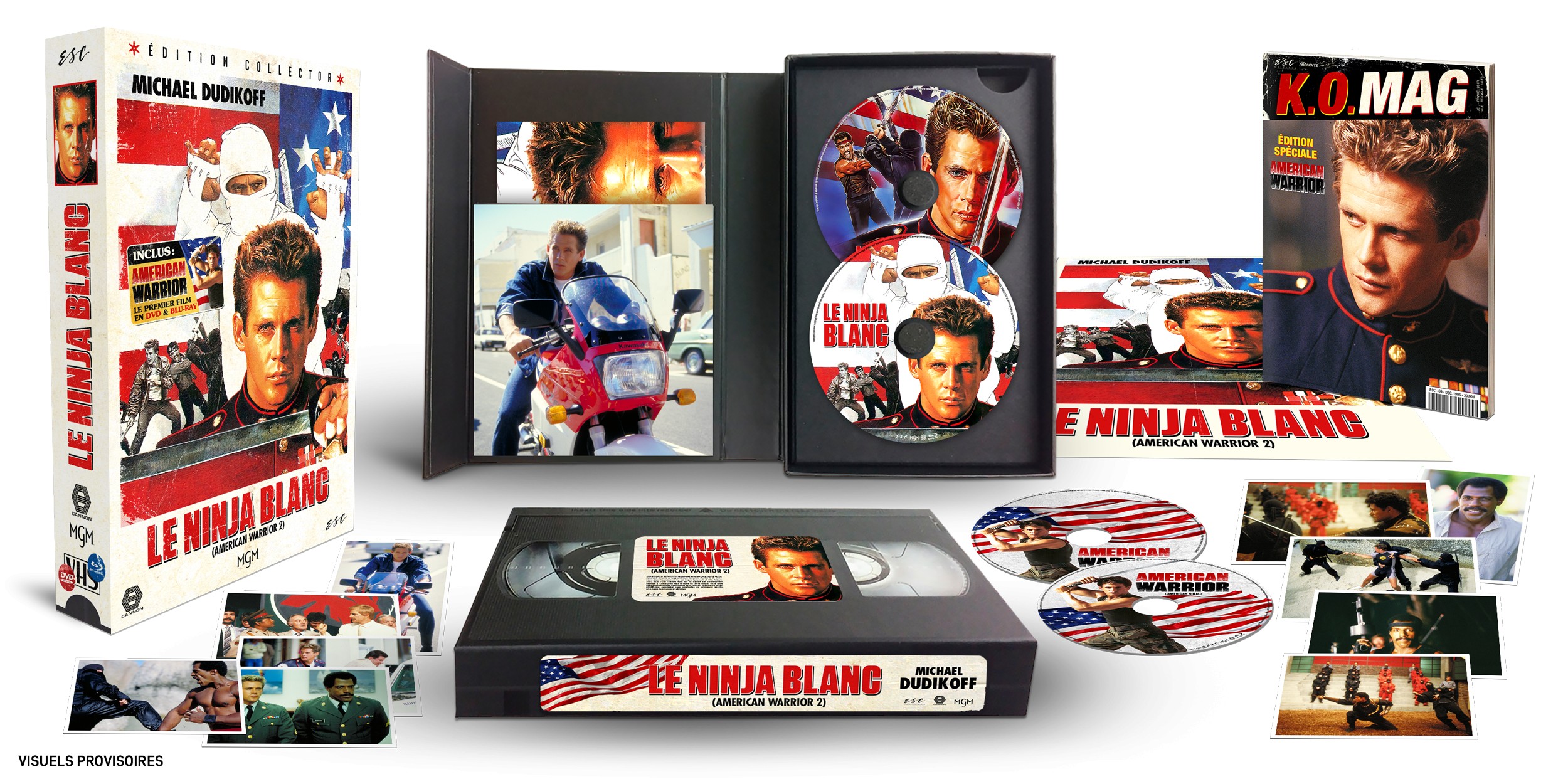 NINJA BLANC (LE) - COMBO 2 DVD + 2 BD - ESC VHS BOX N°1 - EDITION LIMITEE