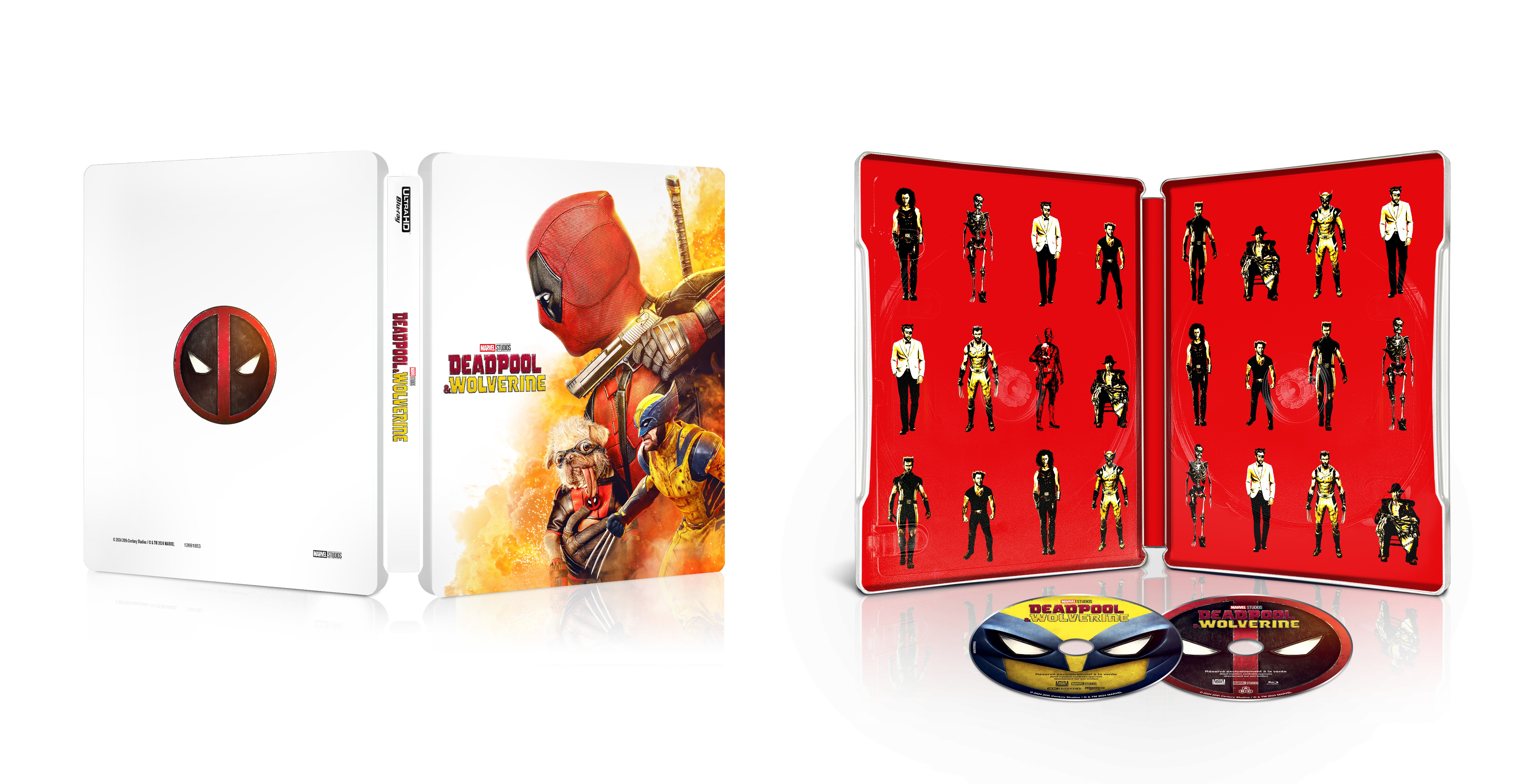 DEADPOOL & WOLVERINE - COMBO UHD 4K + BD - STEELBOOK - EDITION LIMITEE
