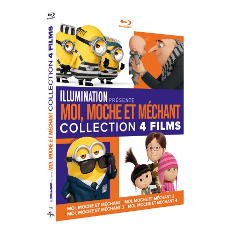 COFFRET MOI MOCHE ET MECHANT 1 A 4 - 4 BD