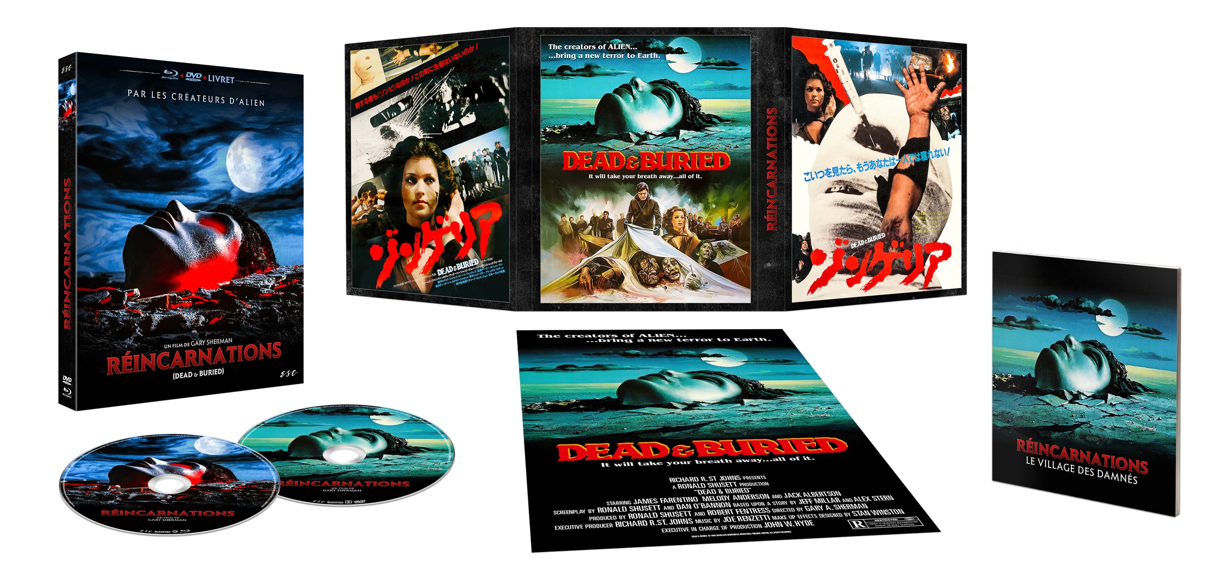REINCARNATIONS (DEAD & BURIED) - COMBO DVD + BD + LIVRET - EDITION  LIMITEE