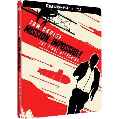 MISSION: IMPOSSIBLE - THE FINAL RECKONING - COMBO UHD 4K + BD + BD BONUS - STEELBOOK- EDITION LIMITEE
