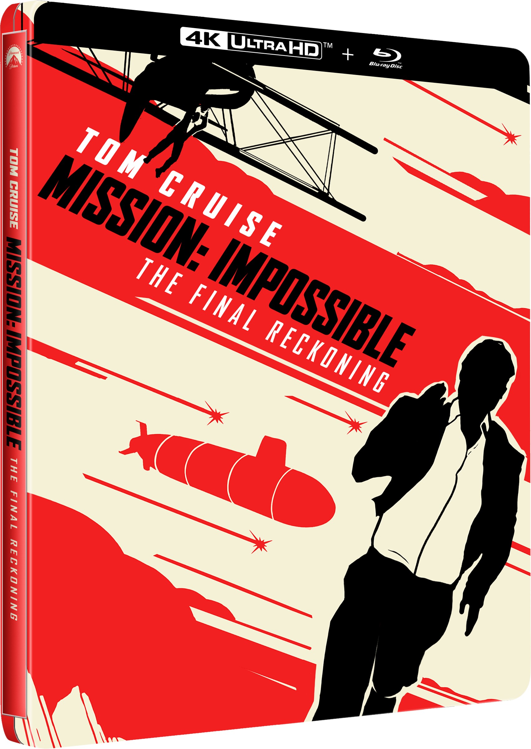 MISSION: IMPOSSIBLE - THE FINAL RECKONING - COMBO UHD 4K + BD + BD BONUS - STEELBOOK- EDITION LIMITEE