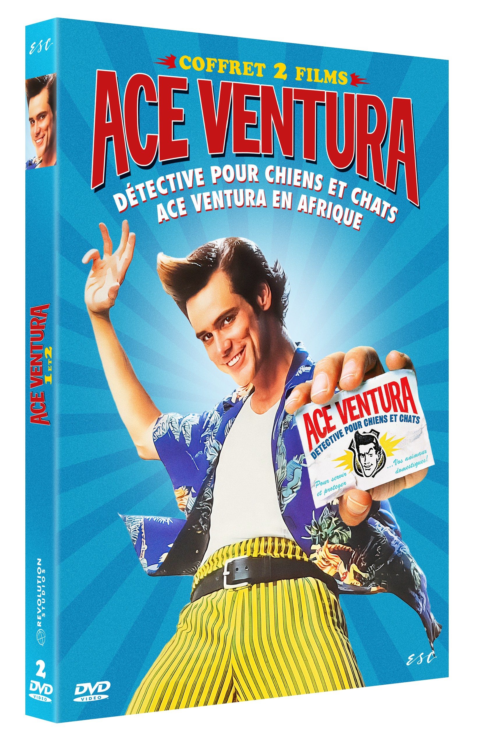 COFFRET ACE VENTURA - 2 DVD