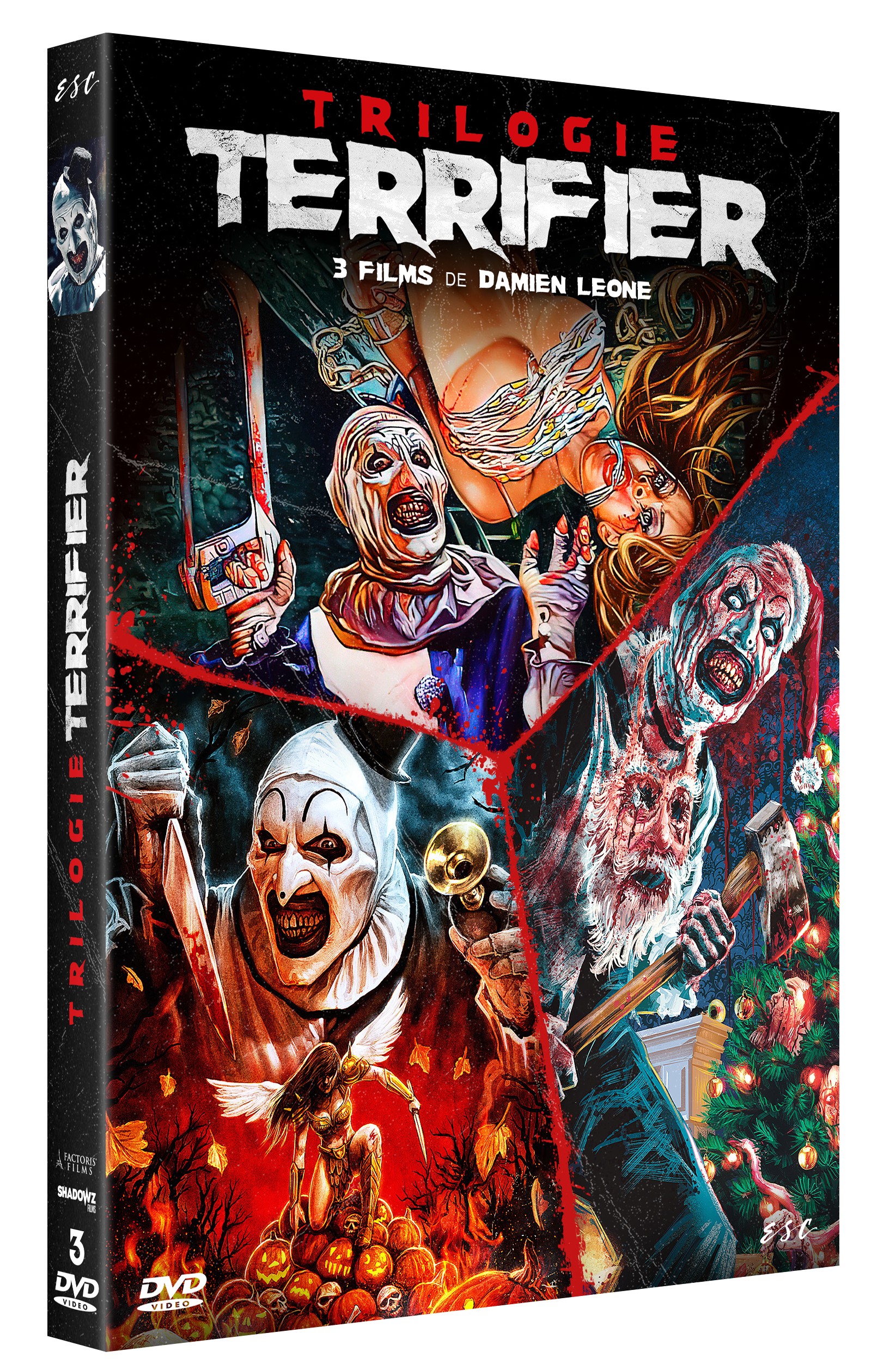 COFFRET TERRIFIER - LA TRILOGIE - 3 DVD