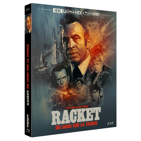RACKET - DU SANG SUR LA TAMISE (THE LONG GOOD FRIDAY) - COMBO UHD 4K + BD + LIVRET 32 PAGES - EDITION LIMITEE