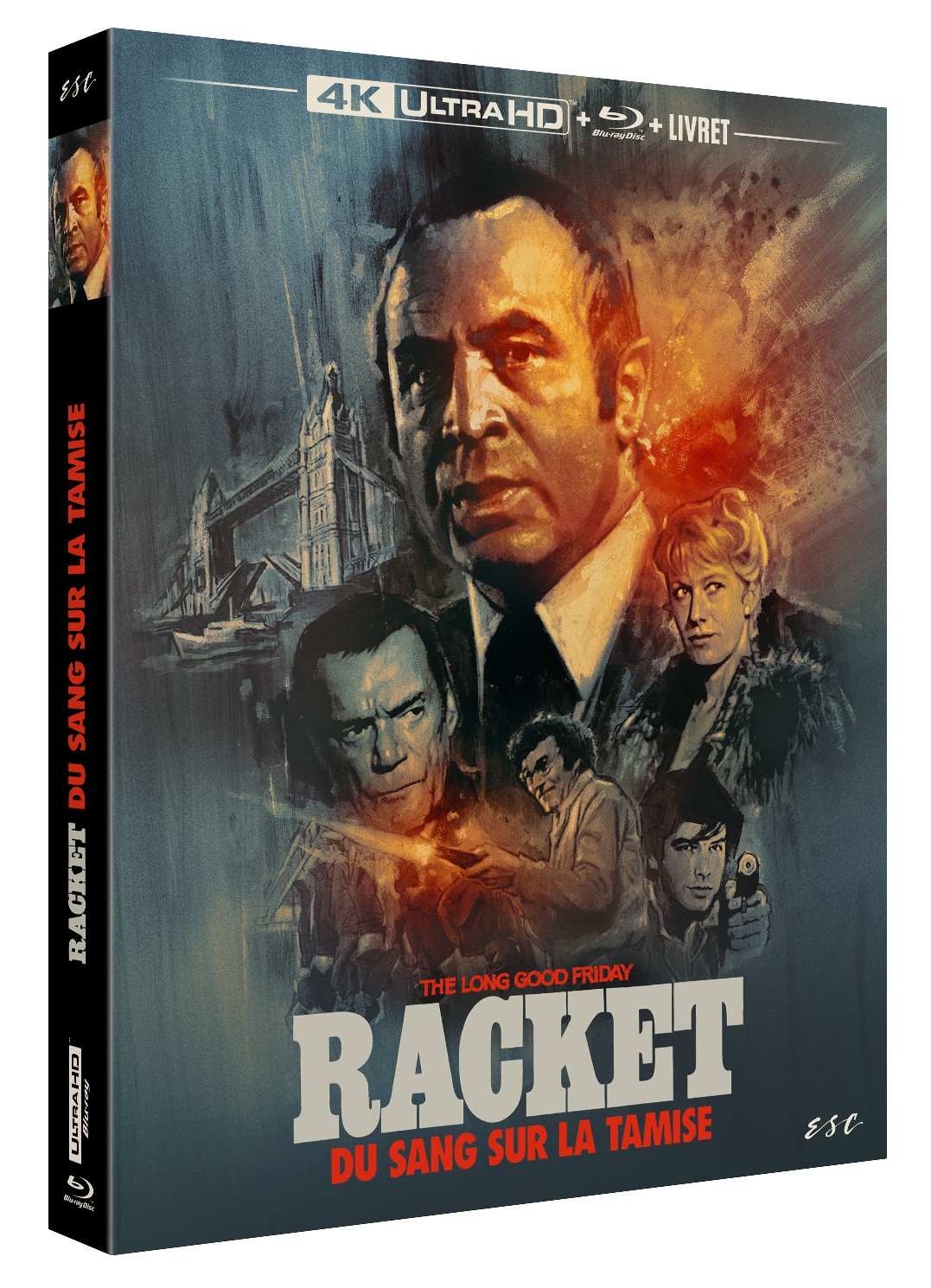 RACKET - DU SANG SUR LA TAMISE (THE LONG GOOD FRIDAY) - COMBO UHD 4K + BD + LIVRET 32 PAGES - EDITION LIMITEE