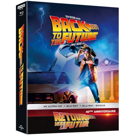 RETOUR VERS LE FUTUR - COMBO UHD 4K + 2 BD + GOODIES - STEELBOOK -  EDITION COLLECTOR LIMITEE