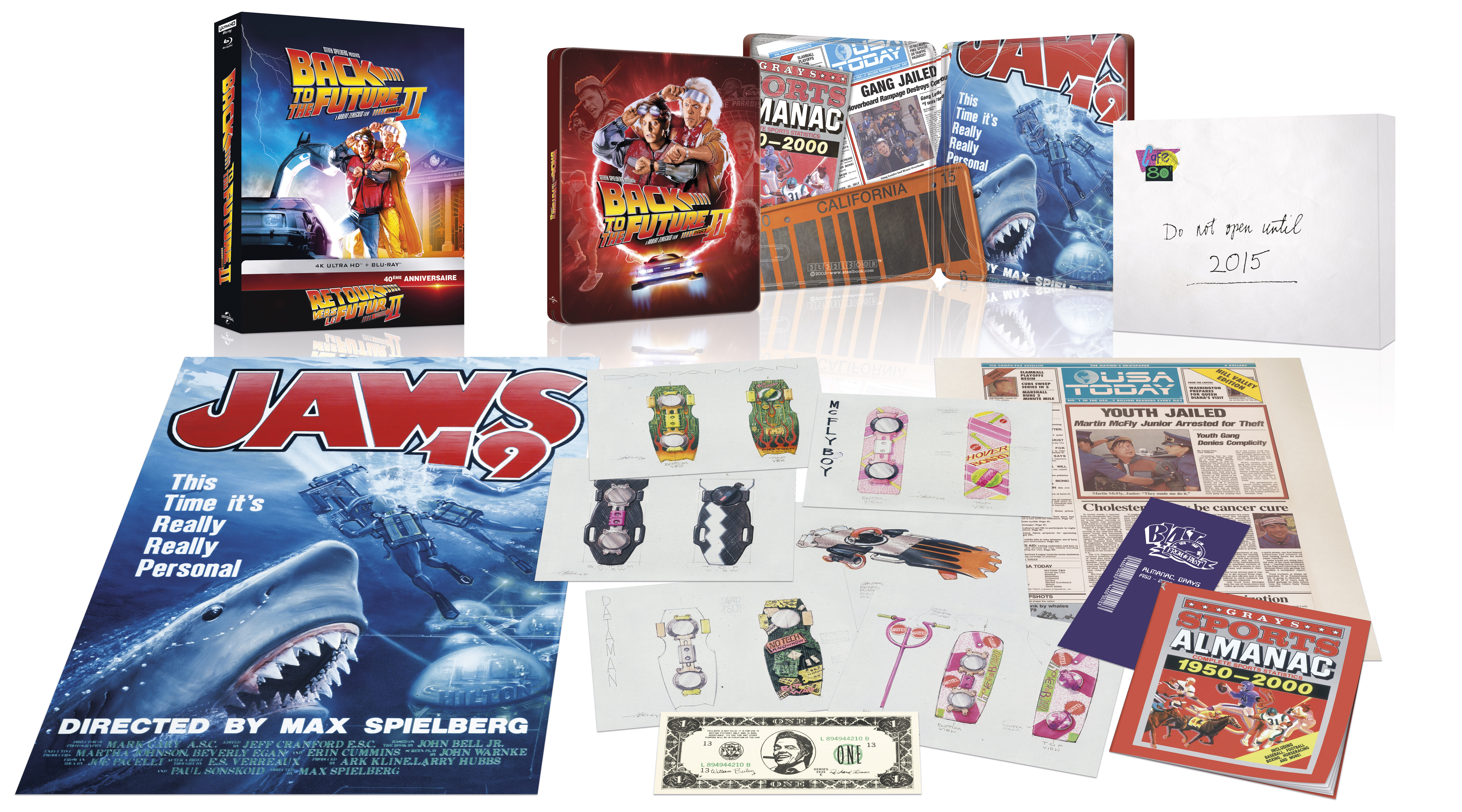 RETOUR VERS LE FUTUR 2 - COMBO UHD 4K + BD + GOODIES - STEELBOOK -  EDITION COLLECTOR LIMITEE