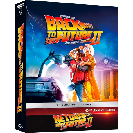 RETOUR VERS LE FUTUR 2 - COMBO UHD 4K + BD + GOODIES - STEELBOOK -  EDITION COLLECTOR LIMITEE