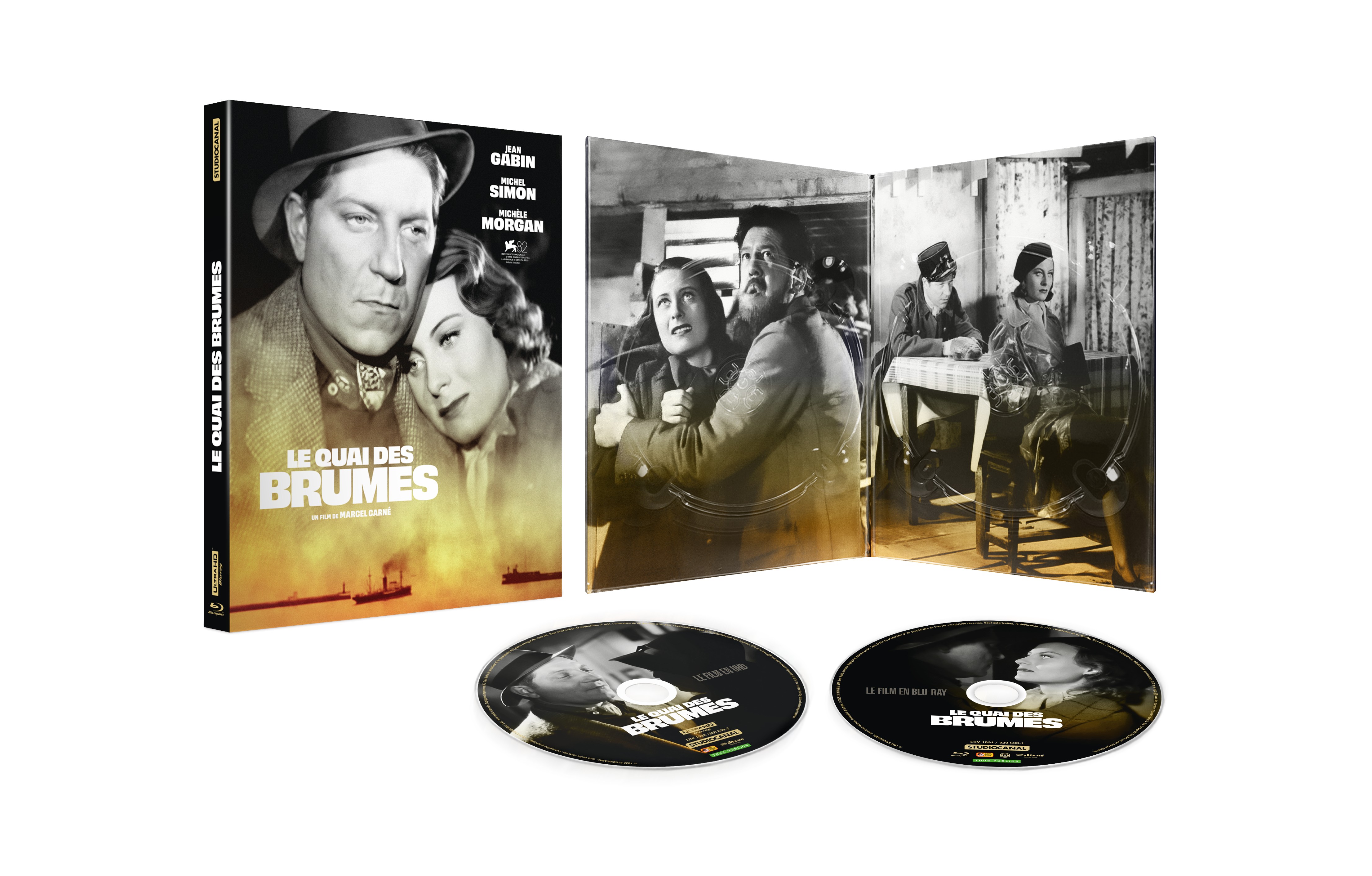 LE QUAI DES BRUMES - COMBO UHD 4K + BD