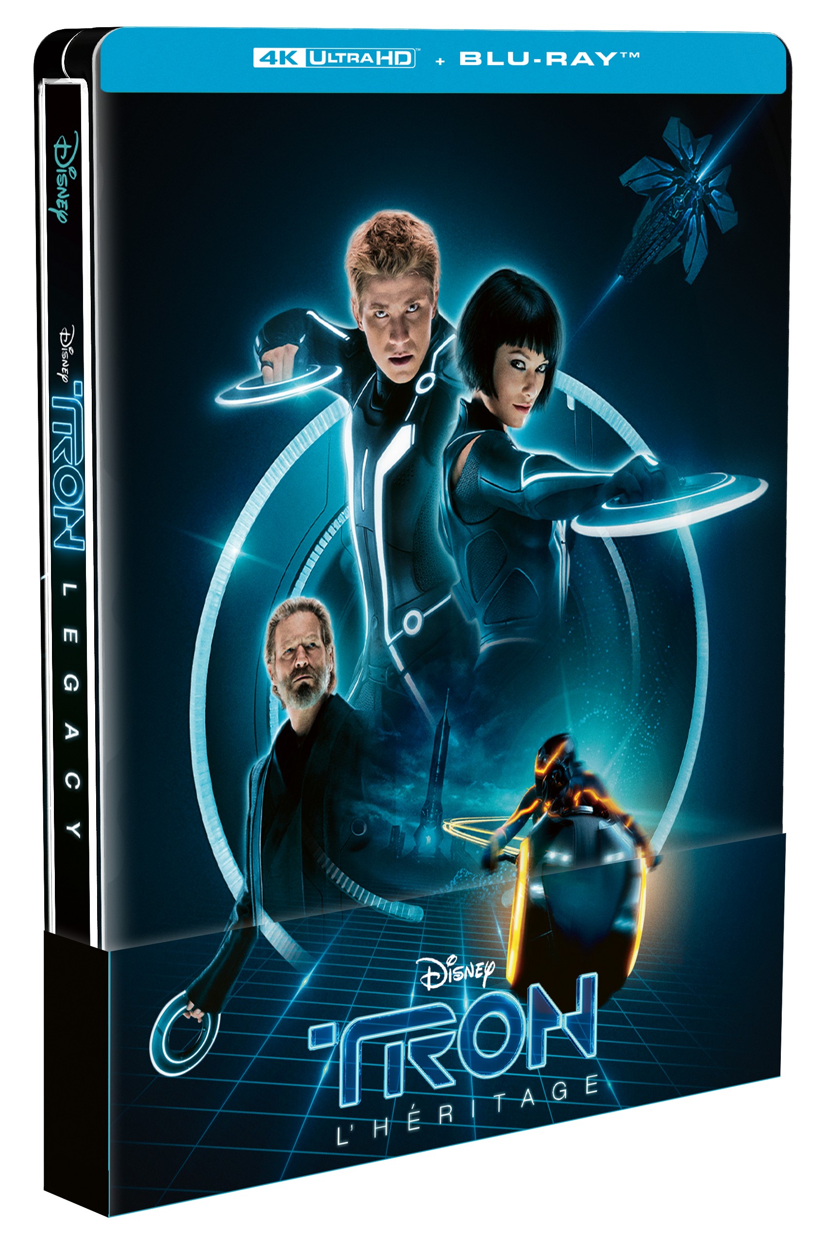 TRON L'HÉRITAGE - COMBO UHD 4K + BD - STEELBOOK - EDITION LIMITEE