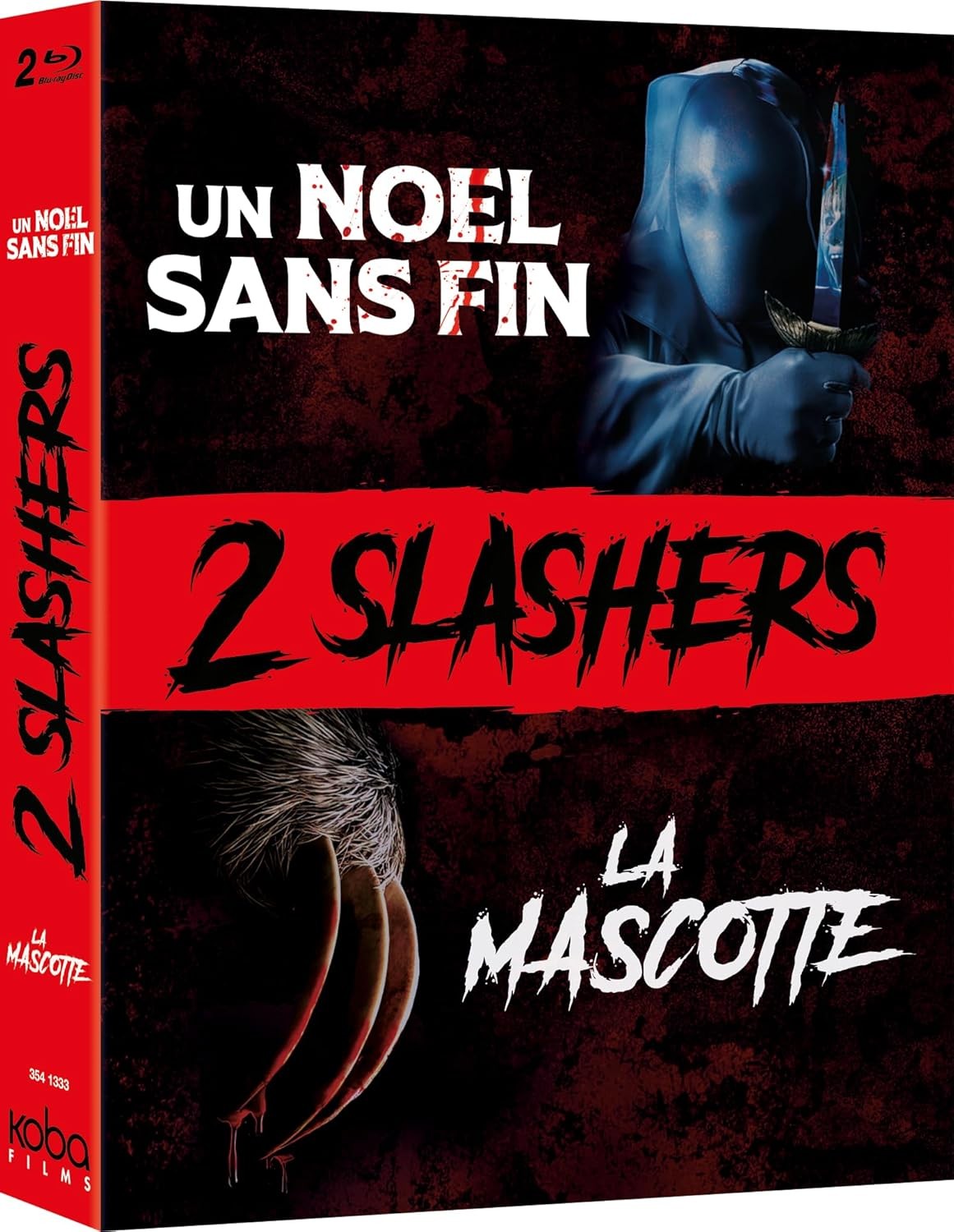 COFFRET SLASHERS  - 2 BD - LA MASCOTTE / UN NOËL SANS FIN