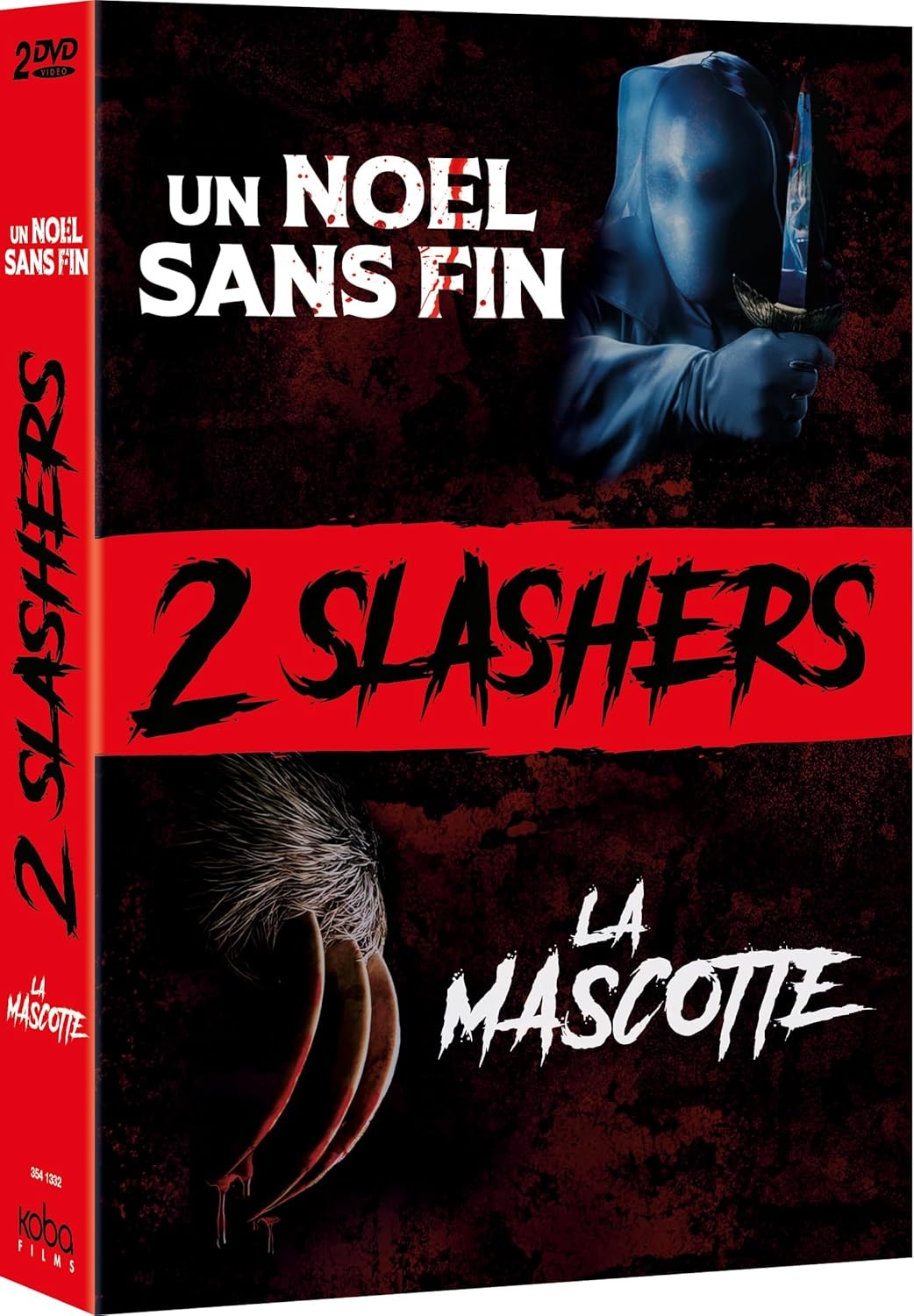COFFRET SLASHERS  - 2 DVD - LA MASCOTTE / UN NOËL SANS FIN