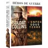 COFFRET HÉROS DE GUERRE - 2 BD - SOLDAT COLLINS / L'ENFER SOUS TERRE
