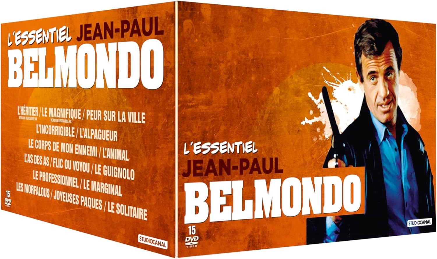 COFFRET JEAN-PAUL BELMONDO - L'ESSENTIEL - 15 DVD