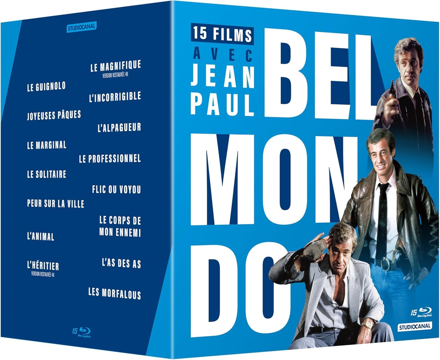 COFFRET JEAN-PAUL BELMONDO - L'ESSENTIEL - 15 BD