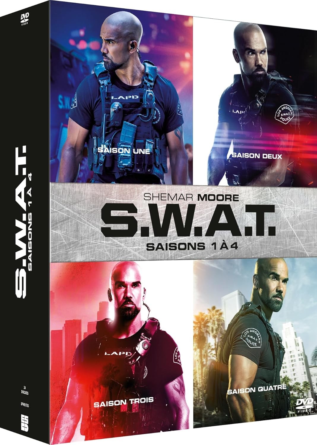 COFFRET S.W.A.T. - SAISONS 1 A 4 - 24 DVD