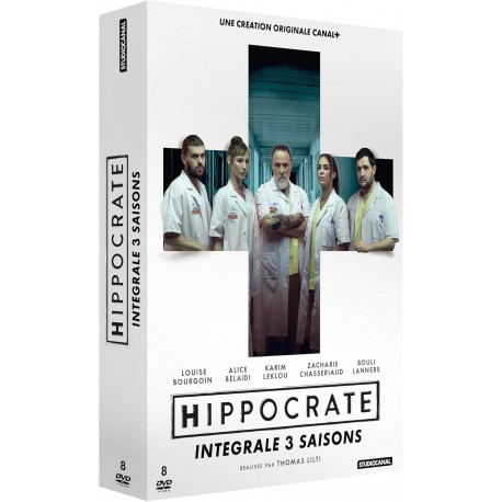 COFFRET HIPPOCRATE - L'INTEGRALE - SAISONS 1 A 3 - 8 DVD