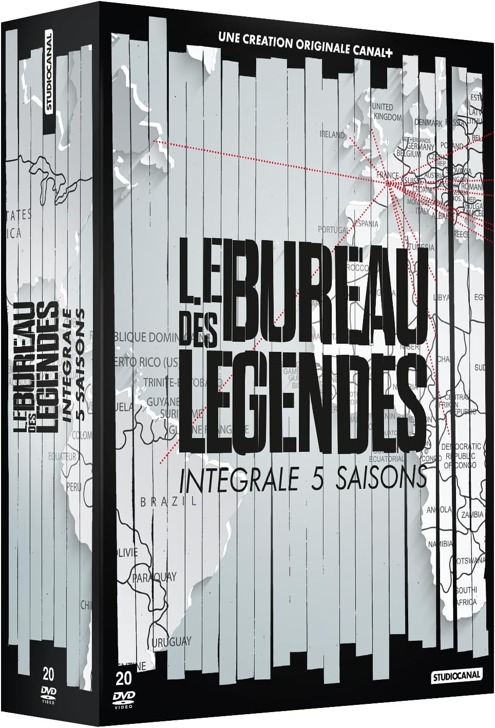 COFFRET LE BUREAU DES LEGENDES - L'INTEGRALE - SAISONS 1 A 5 - 20 DVD