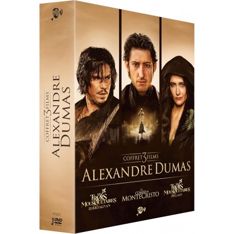 COFFRET MONTE-CRISTO ET LES TROIS MOUSQUETAIRES : D'ARTAGNAN & MILADY  - 3 DVD