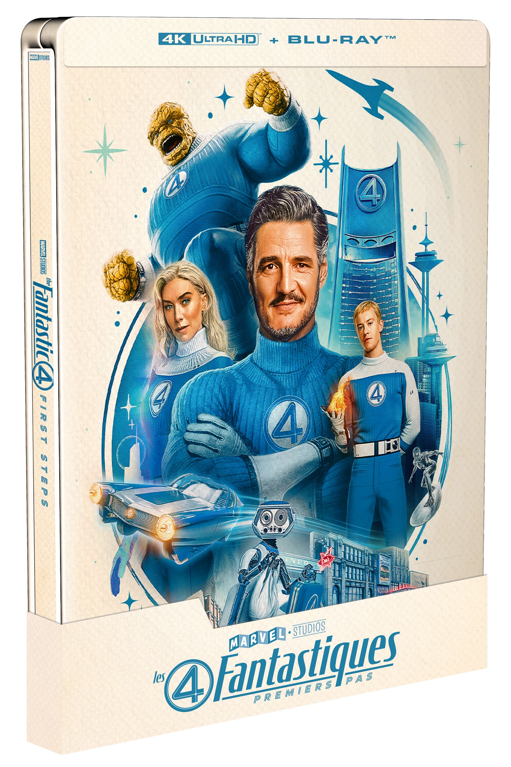 LES 4 FANTASTIQUES : PREMIERS PAS - COMBO UHD 4K + BD - STEELBOOK - EDITION LIMITEE