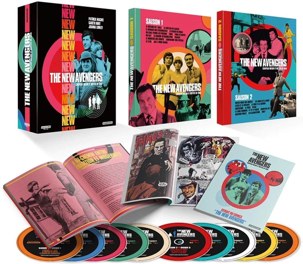 COFFRET 4K ULTRA HD COLLECTOR - CHAPEAU MELON ET BOTTES DE CUIR (THE NEW AVENGERS) - EDITION LIMITEE