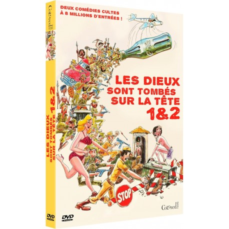 COFFRET DVD LES DIEUX SONT TOMBES SUR LA TETE 1 & 2 - 2 DVD + LIVRET - EDITION LIMITEE