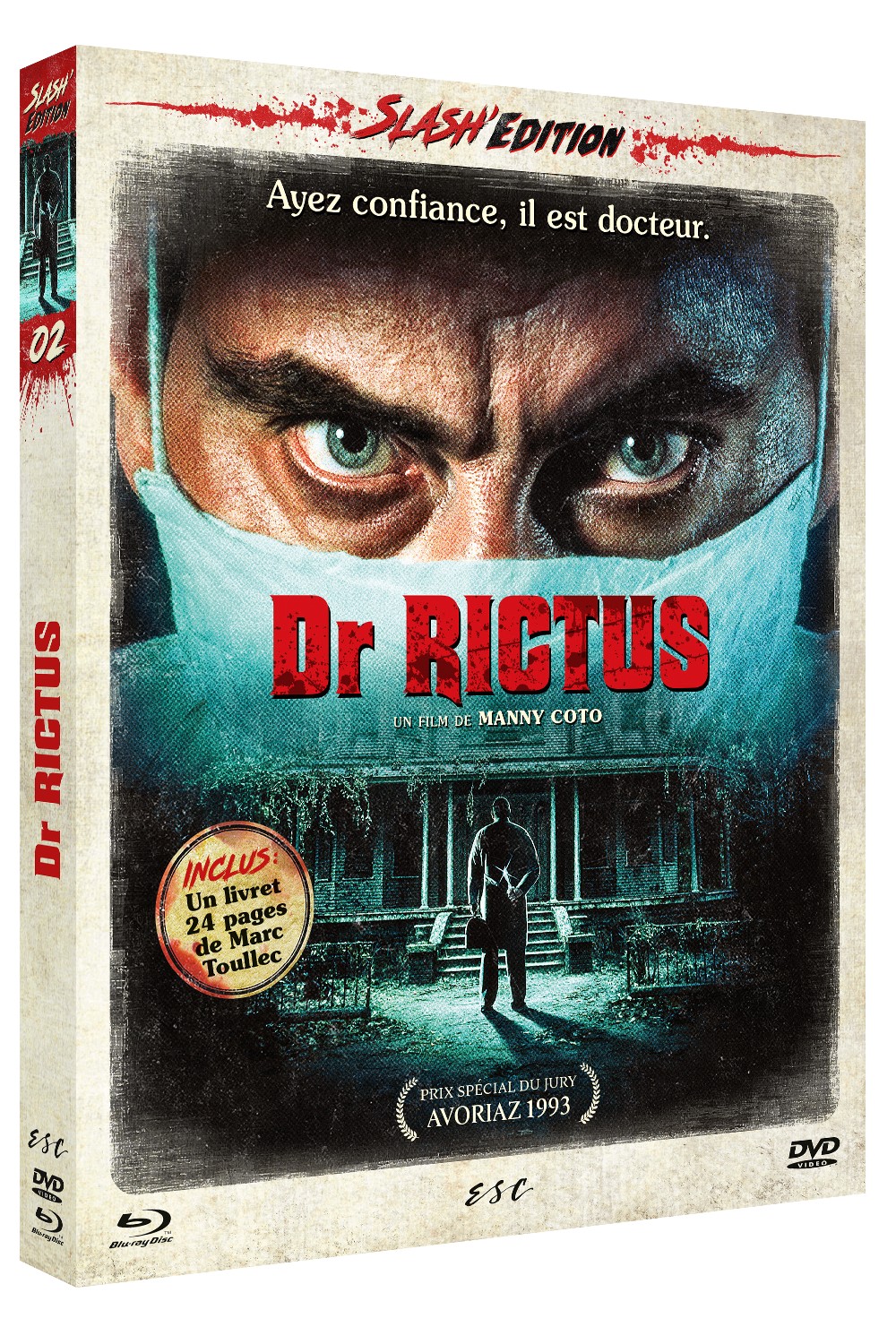 DR. RICTUS (DR. GIGGLES) - COMBO DVD + BD + LIVRET - EDITION LIMITEE