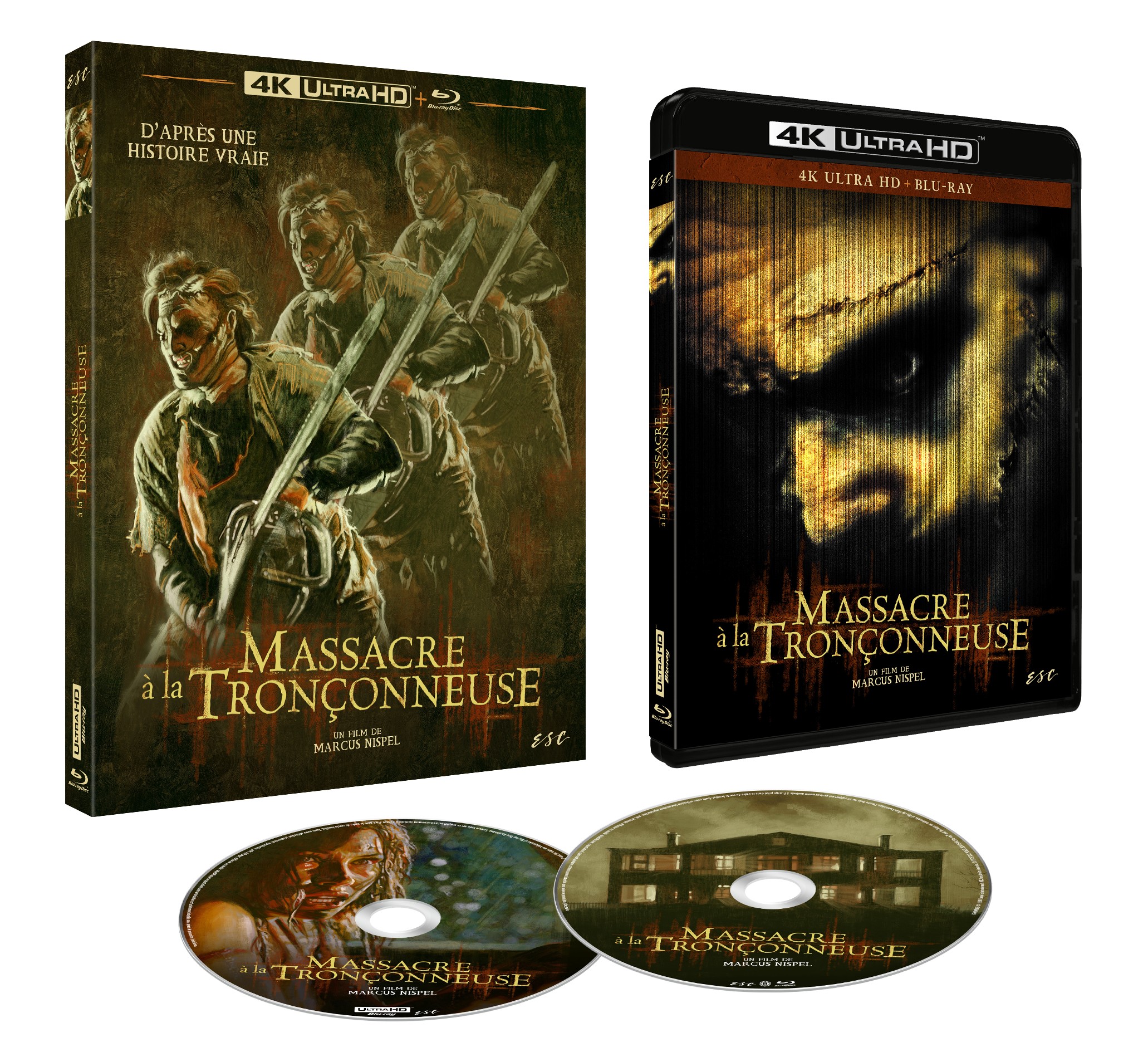 MASSACRE A LA TRONCONNEUSE (2003) - COMBO UHD 4K + BD - EDITION LIMITEE